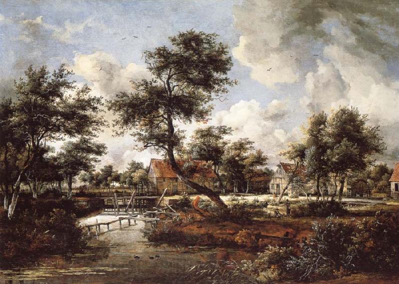 Meindert Hobbema The Watermills at Singraven near Denekamp